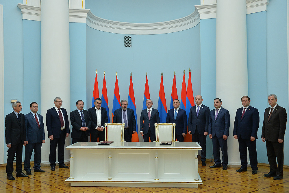 ՀՅԴ եւ ՀՀԿ միջեւ Քաղաքական համագործակցության համաձայնագիր ստորագրվեց